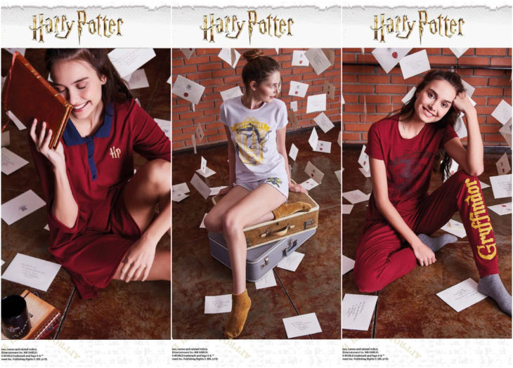 pijamas de la línea de ropa de Oporto inspirada en Harry Potter