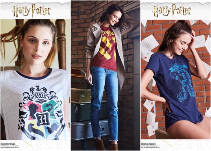 Blusas de la línea de ropa de Oporto inspirada en Harry Potter