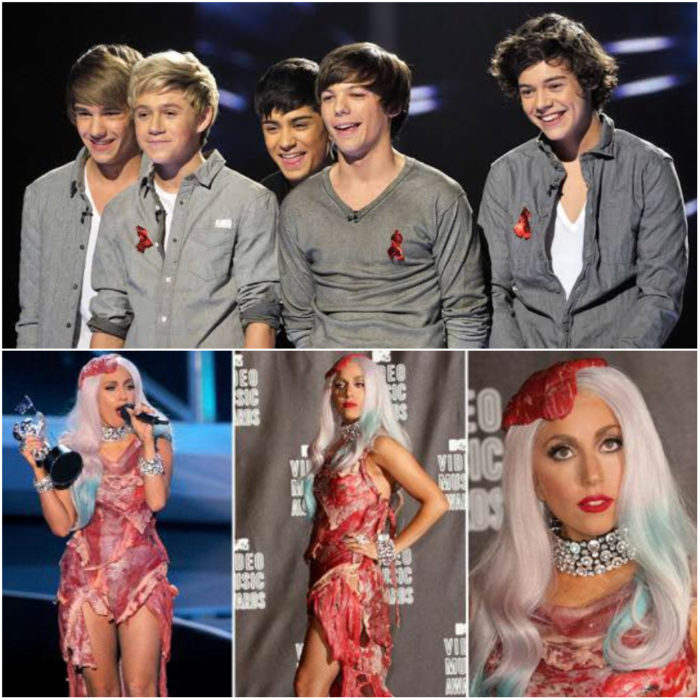 One Direction en The X Factor y Lady Gaga