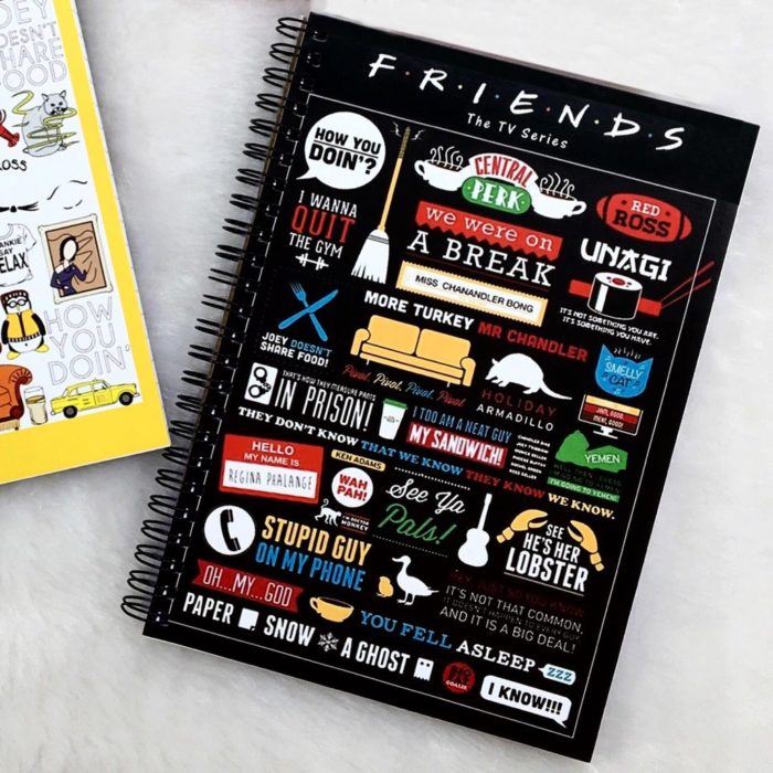 Libreta de notas de la serie Friends