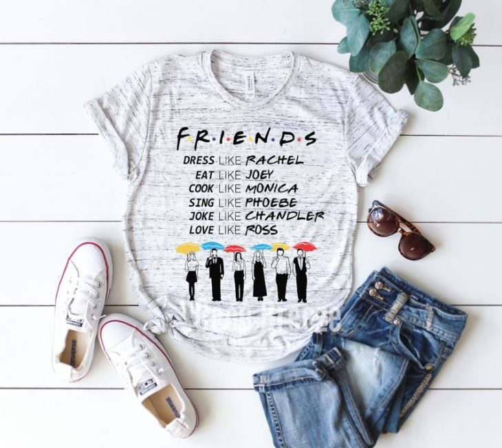 Playera inspirada en la serie Friends