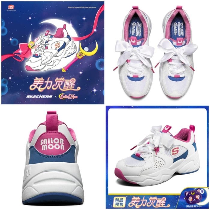 Skechers inspirados en Sailor Moon