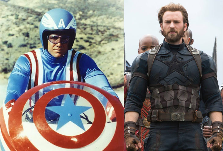 Capitan america n su primera aparición en televisión vs en cine