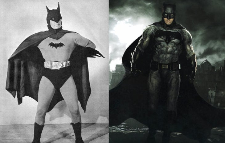 Batman en n su primera aparición en televisión vs en cine