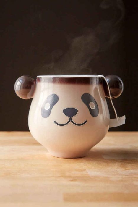 Taza en forma de oso panda