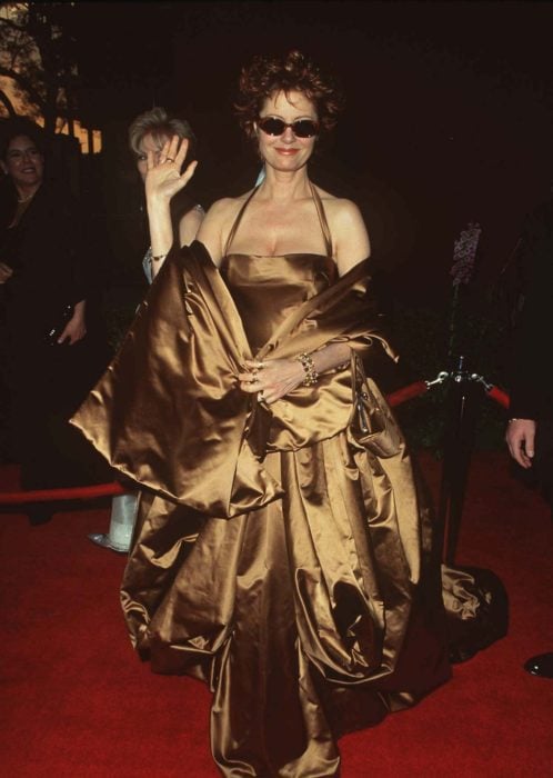 Susan Sarandon en la alfombra roja de los premios Óscar en 1996