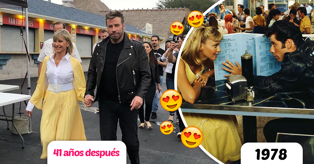 John Travolta y Olivia Newton se reúnen tras 41 años