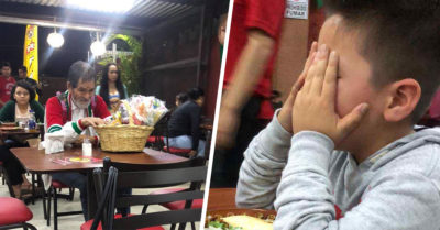 Niño invita la cena a un desconocido y nos devuelve la fe en la humanidad