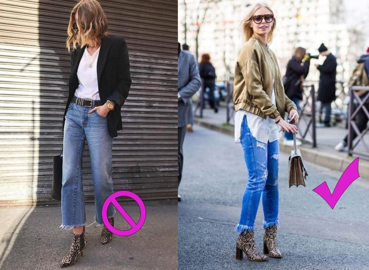 Formas adecuadas de usar unos jeans drapped 