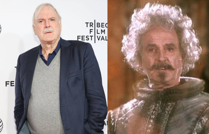 John Cleese en su papel de sir nicolas casi decapitado de Harry Potter 