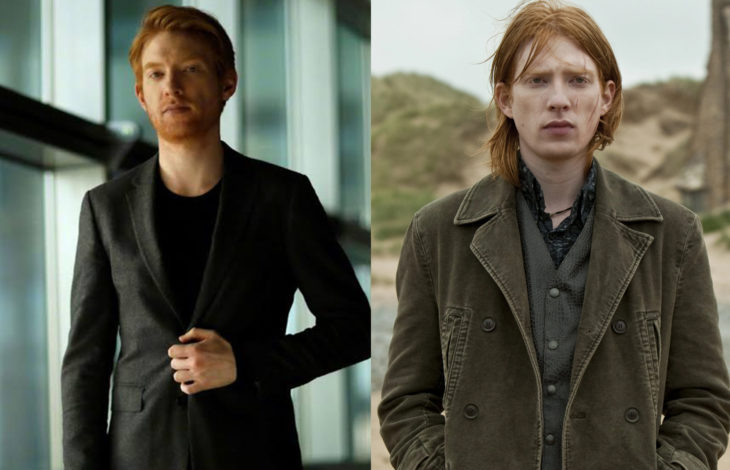 Domhnall Gleeson en su papel de bill weasley