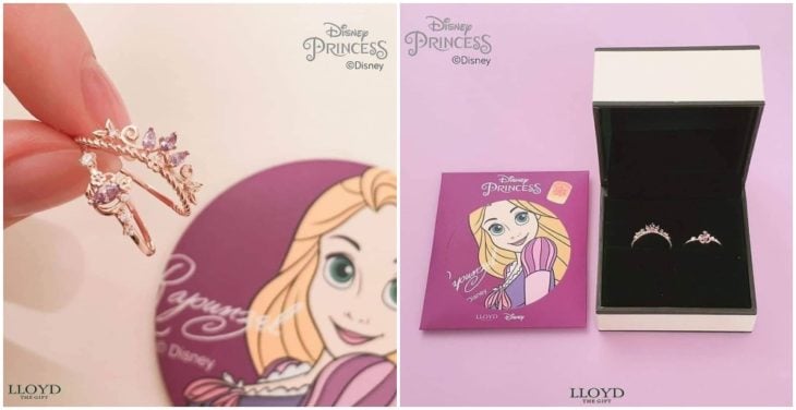 Anillo de colección inspirado en Rapunzel, Disney