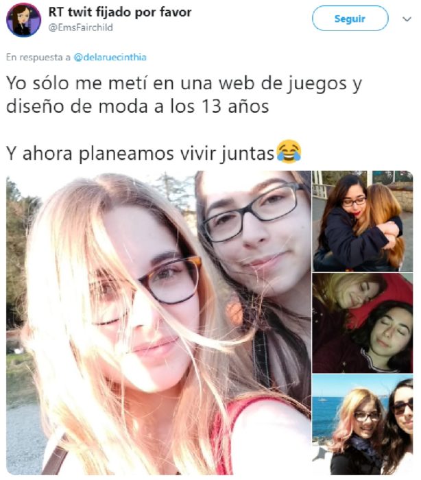 Jugando en línea se hicieron mejores amigas