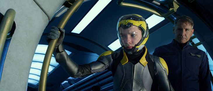Asa Butterfield como Ender en la película El juego de Ender