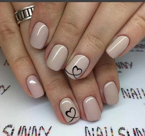 Diseños de uñas en color rosa y rojo para festejar san valentín