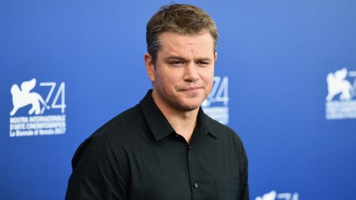 Matt Damon en la alfombra azul de la premier de 74