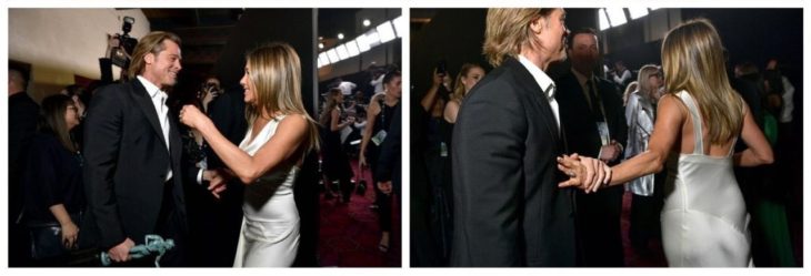 Jennifer Aniston y Brad Pitt reencuentro