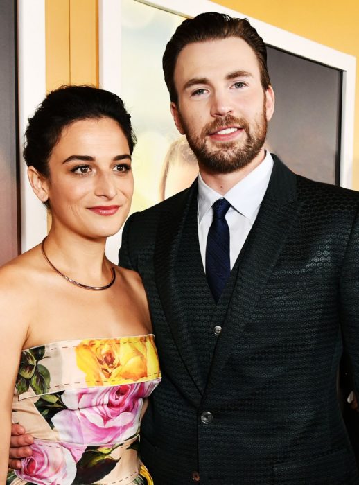 Jenny Slate y Chris Evans