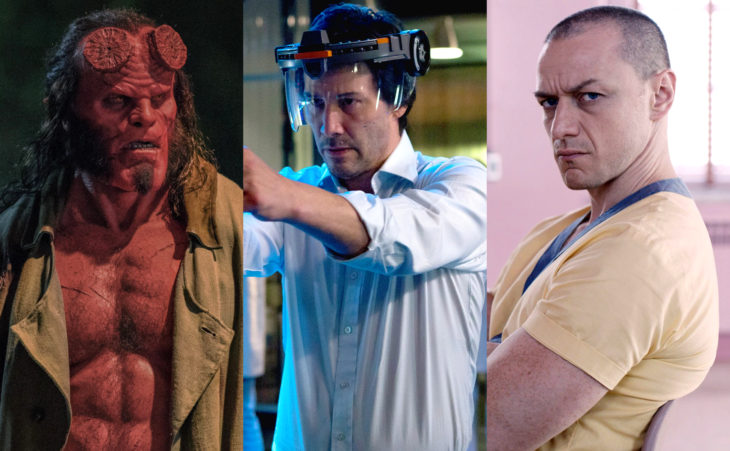 Keanu Reeves es nominado a Peor Actor en los premios Razzie por Réplicas; James McAvoy, Glass, David Harbour, Hellboy