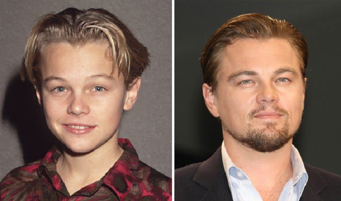 Leonardo DiCaprio antes y ahora