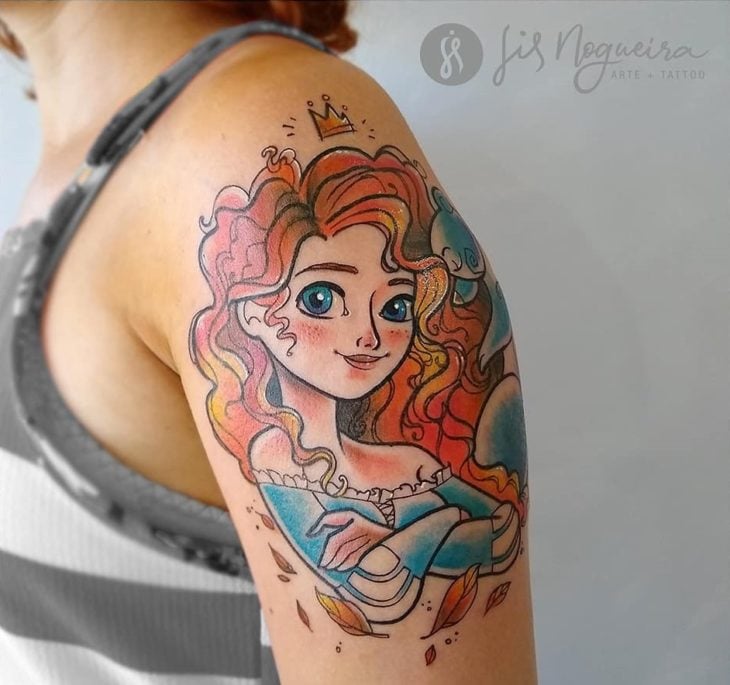 Tatuaje de Mérida, Valiente, Disney