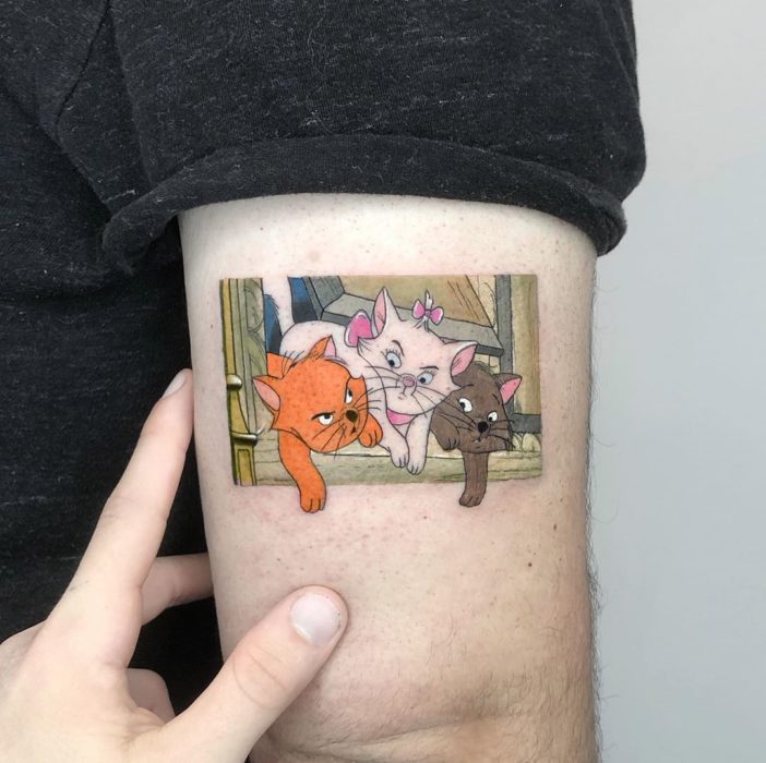 Tatuaje de lso aristogatos, Los aristogatos, Disney