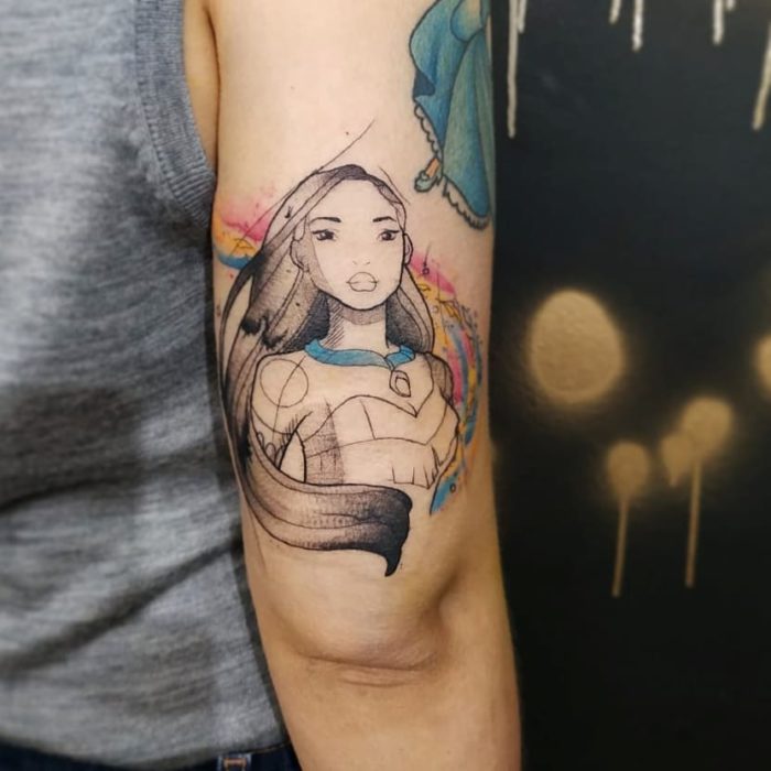 Tatuaje de Pocahontas, Pocahontas, Disney