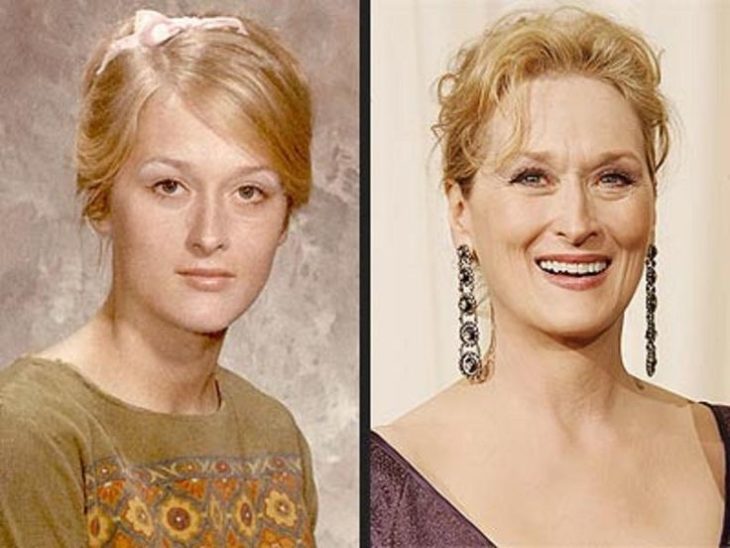 Meryl Streep antes y después