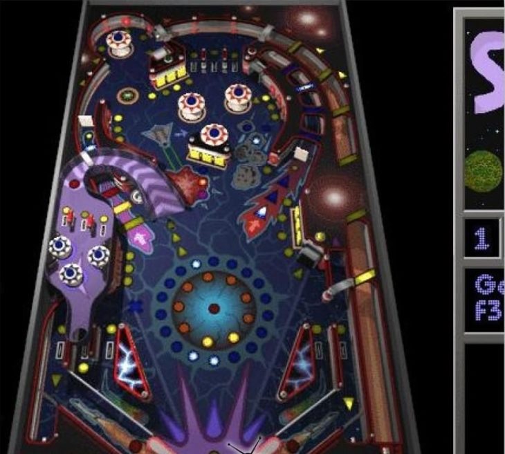 Juego de Pinball Space Cadet en ordenador