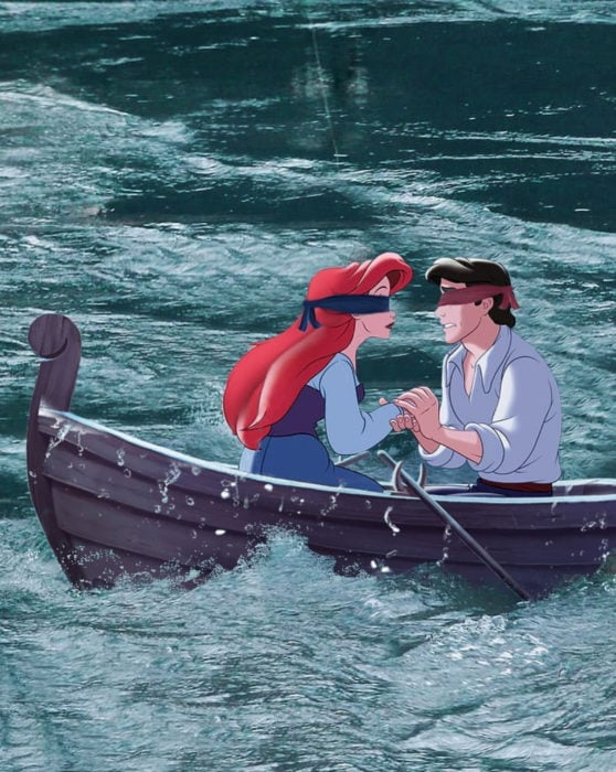 Gregory Masouras dibujó a las princesas Disney en películas y series; La sirenita, Ariel y Eric en Bird box