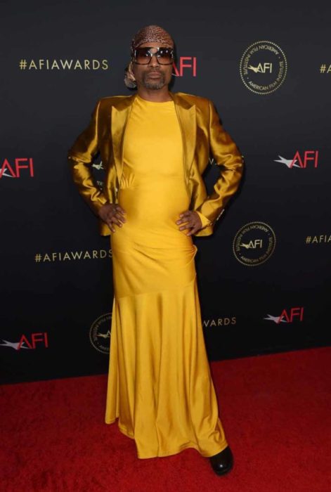 Billy Porter look en amarillo 2019 AFI Awards