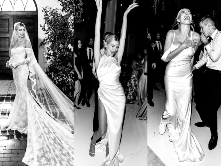 Los vestidos de novia más bonitos de las famosas en el 2019; Hailey Baldwin y Justin Bieber