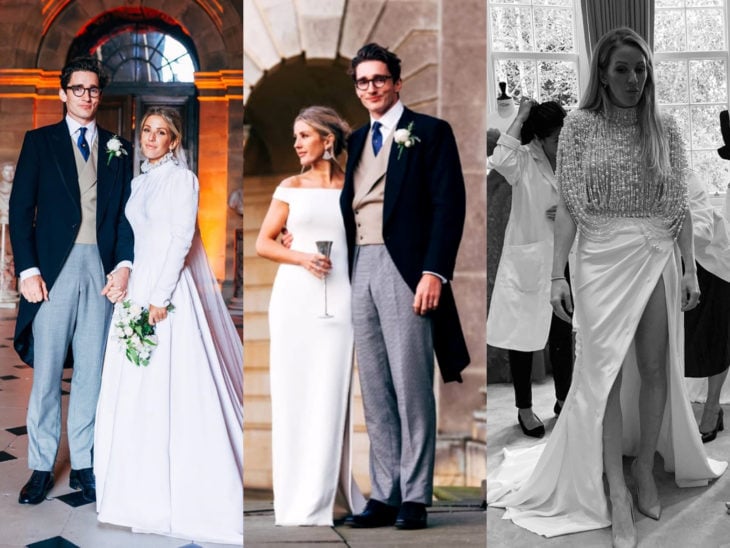 Los vestidos de novia más bonitos de las famosas en el 2019; Ellie Goulding y Caspar Jopling