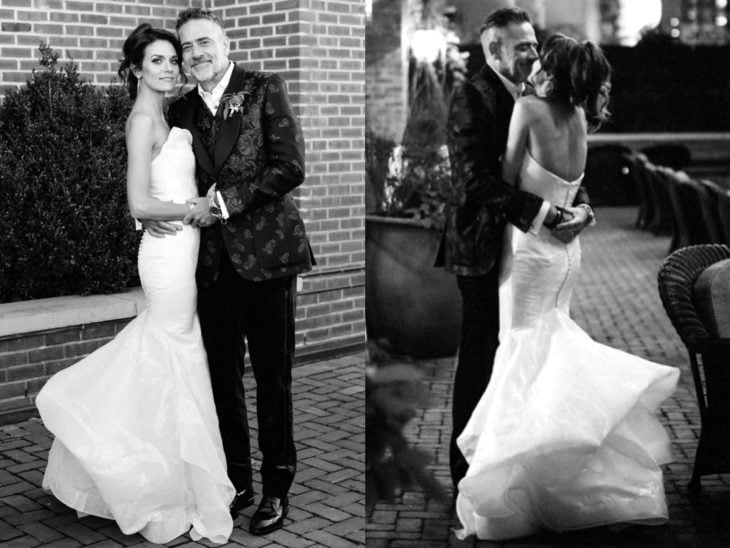 Los vestidos de novia más bonitos de las famosas en el 2019; Jeffrey Dean Morgan y Hilarie Burton