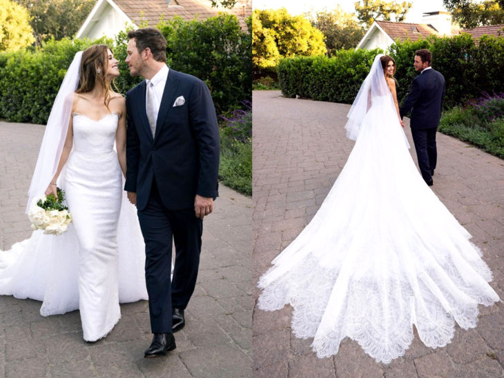 Los vestidos de novia más bonitos de las famosas en el 2019; Chris Pratt y Katherine Schwarzenegger