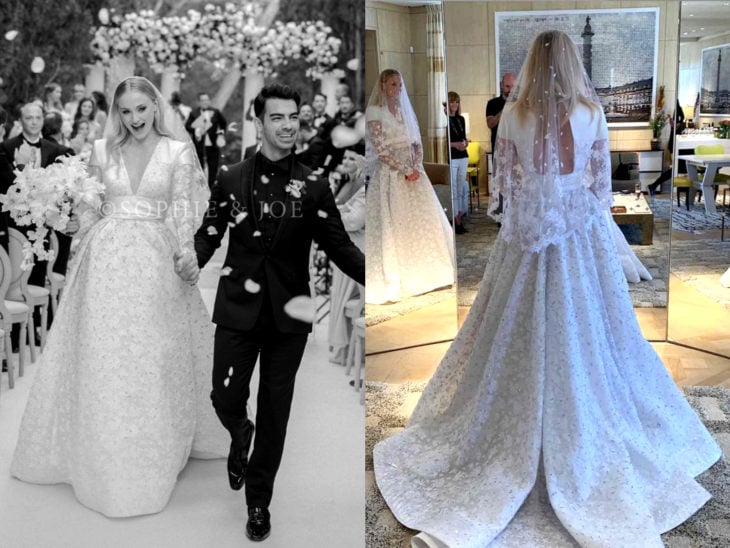 Los vestidos de novia más bonitos de las famosas en el 2019; Sophie Turner y Joe Jonas