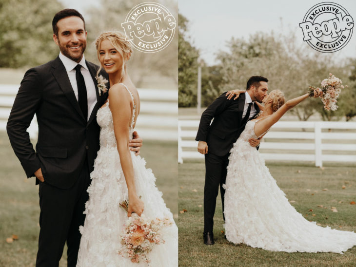 Los vestidos de novia más bonitos de las famosas en el 2019; Sabina Gadecki y Tyler Rich