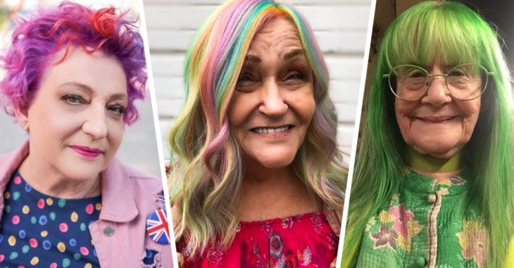 20 Abuelitas demuestran tener más estilo que cualquiera con sus cabellos de color fantasía