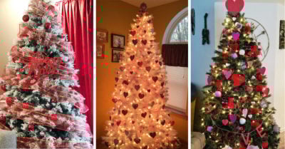 Esta nueva tendencia de decoración te encantará, ¡son árboles de San Valentín!