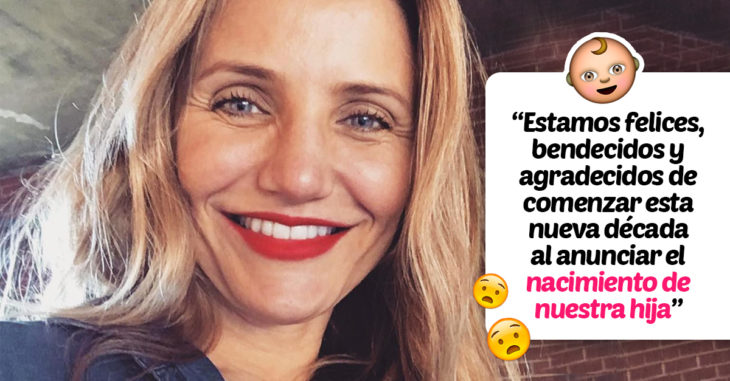 No es simulacro: ¡Cameron Diaz se convirtió en mamá!