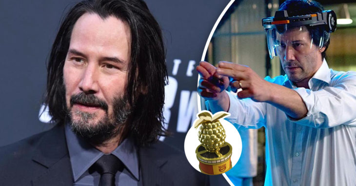Keanu Reeves fue nominado a Peor Actor en los Razzie Awards por su película Réplicas