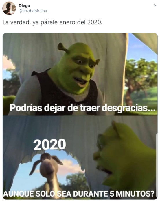 memes que describen el tiempo que ha durado el mes de enero