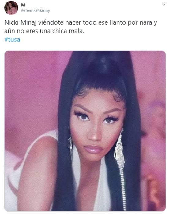 Memes de Twitter que muestran el efecto de la canción TUSA de Karol G y Nicki Minaj 