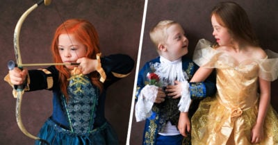 Niños con Síndrome de Down se convierten en personajes Disney y enternecen a internet