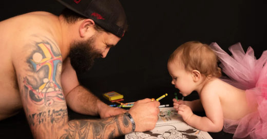 Sesión de fotos padre e hija conmueve a internet