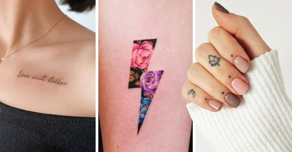 8 tatuajes pequeños para mujeres