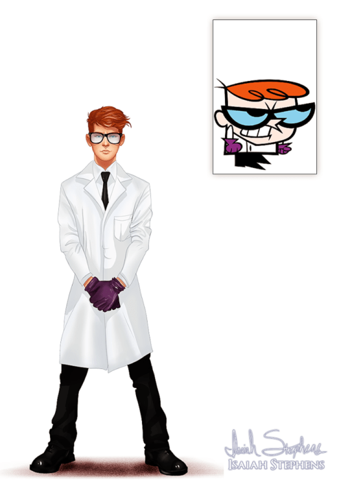 Ilustración de Isaiah K Stephens reimaginando a Dexter de Dexter