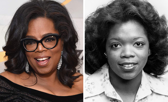 Oprah Winfrey  en la etapa adulta y en su juventud