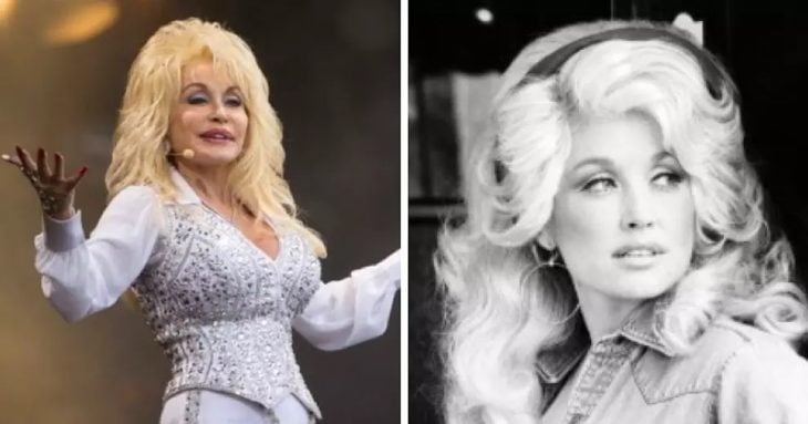 Dolly Parton en la etapa adulta y en su juventud