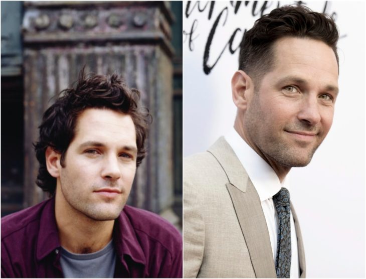 Paul Rudd en su juventud y en la actualidad 2020